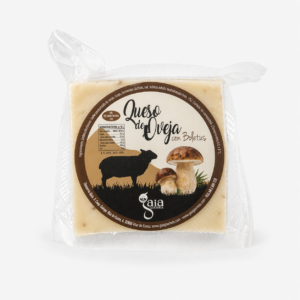 Queso de oveja curado con Boletus