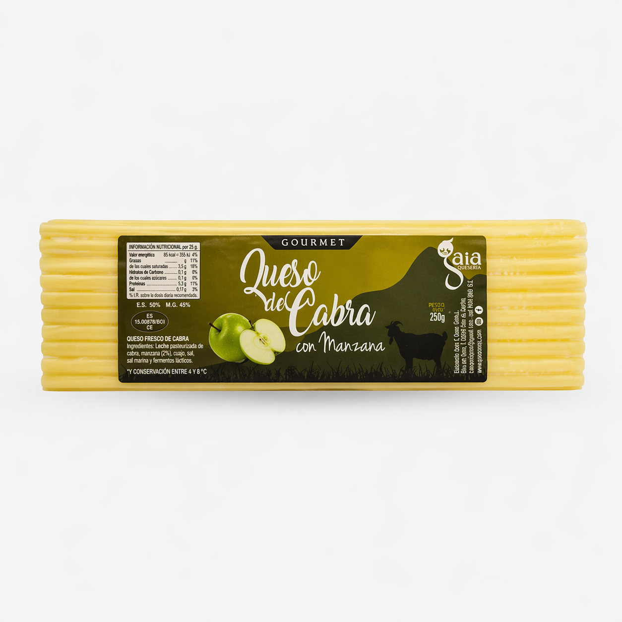 Queso de cabra con Manzana