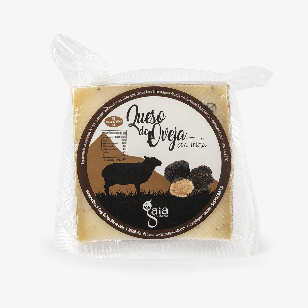 Queso de oveja curado con Trufa