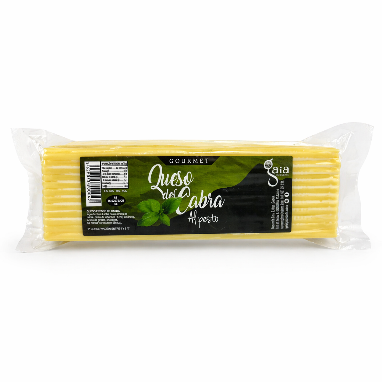 Queso de cabra al Pesto de Albahaca